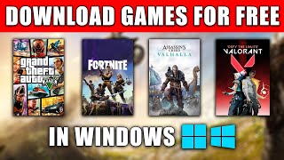 How to Download Games in PcLaptop 2024  Play Games For Free💯  Install Games in Windows🎮💻 [upl. by Carlin]