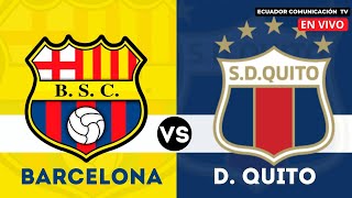 BARCELONA VS DEPORTIVO QUITO  NOCHE AMARILLA EN VIVO  FORMATO RADIO [upl. by Nama]