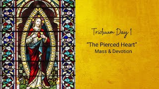 Triduum Day 1 Mass amp Devotion to the Sacred Heart of Jesus 4 June 2024 [upl. by Trumann]