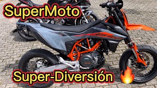 KTM 690 SMC R prueba de fuego 🔥 review amp test drive [upl. by Doloritas331]