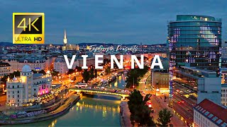 Vienna Austria 🇦🇹 in 4K ULTRA HD 60FPS Video by Drone [upl. by Northington]