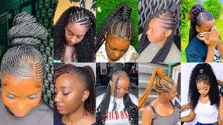 Classy Braids Hair Hairstyles For Black Ladies [upl. by Aziaf]