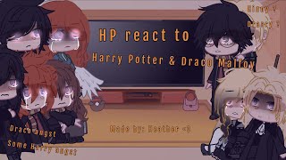 GUYS STOP WATCHING THIS 😔🙏 HP react to Harry Potter amp Draco Malfoy  Angst  Read Desc  Drarry 🖤 [upl. by Bolling507]