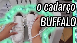 Como Colocar o Cadarço no Tênis BUFFALO [upl. by Zemaj]