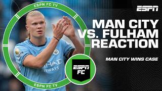 Man City vs Fulham REACTION  Man City wins case vs Premier League  ESPN FC [upl. by Kesley666]