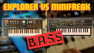 Hydrasynth Explorer vs MiniFreak Best Compact BASS [upl. by Liborio]