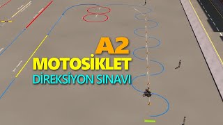 A2 MOTOSİKLET DİREKSİYON SINAVI [upl. by Cunningham]