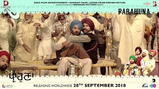 Parahuna  Making Of Harby Sangha  Punjabi Comedy Movie  28th September [upl. by Alomeda]