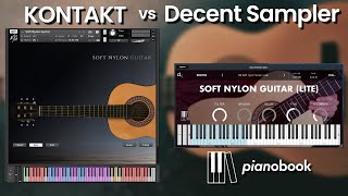 Pianobook MG Soft Guitar Decent Sampler vs KONTAKT  Quick Take [upl. by Pasco664]