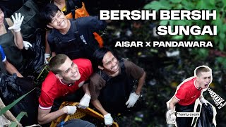 BERSIH BERSIH SUNGAI SAMA PANDAWARA BANDUNG INDONESIA  KOTOR SEKALI WOI ❗️ [upl. by Shererd]