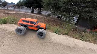 Duratrax Lockup MT Belted 38 on Traxxas Summit speed and crawl [upl. by Eshman815]