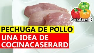 Una idea Pechuga de pollo guisada [upl. by Katha172]