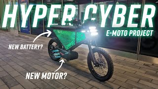 Turning this CyberX Bike into an ELECTRIC MOTORCYCLE [upl. by Percival]