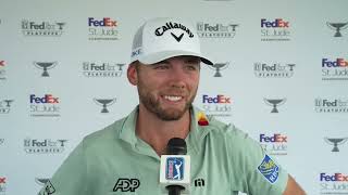 Sam Burns Thursday Interview 2024 Fedex St Jude Championship © PGA Tour [upl. by Batchelor]