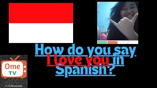 Can You Show Me How to Say I Love You in Spanish [upl. by Azne557]