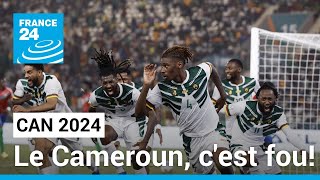 CAN 2024  Au terme dun match complètement fou le Cameroun se qualifie en huitièmes [upl. by Atilehs]