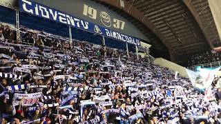 Curva Sud HC AmbrìPiotta – La Montanara nel finale del derby con il Lugano 08122018 [upl. by Aigroeg686]