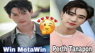 Perth Tanapon amp Win MetaWin Real life Partner Lifestyle 2024 [upl. by Zile]