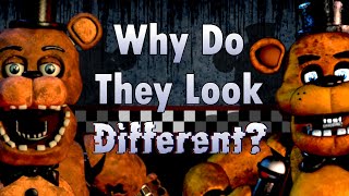 Are The Withereds and FNaF 1 Animatronics Really the Same  FNaF Theory [upl. by Rossie]