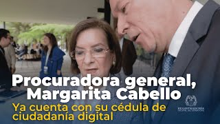 La procuradora general Margarita Cabello ya cuenta con su cédula de ciudadanía digital [upl. by Hadrian]