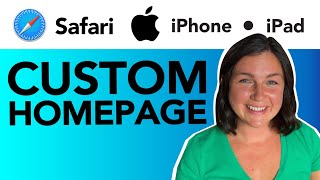 How to Create a Custom HomePage in the Safari app on your iPhone or iPad [upl. by O'Gowan]