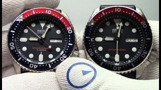 Seiko SKX007K vs SKX007J and the SKX009K vs J What is the difference Watch and Learn 29 [upl. by Coy]