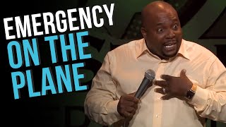 Emergency Plane Evacuation  Arnez J Comedy [upl. by Lleruj]