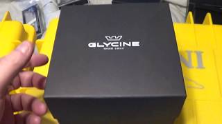 Glycine 48mm Combat Diver Swiss Made Automatic Unboxing [upl. by Llecrad]