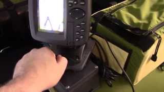 Fish Finder for Float Tube or Belly Boat or Personal Pontoon [upl. by Eemaj]