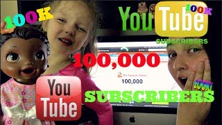 100000 SUBSCRIBERS TOYTASTIC THROW BACK The TOYTASTIC Sisters The Lilly and Mommy Show [upl. by Nipahc]