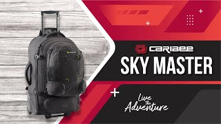 Caribee Sky Master 70 amp 80 wheel travel pack  Product Tour [upl. by Anastasio]