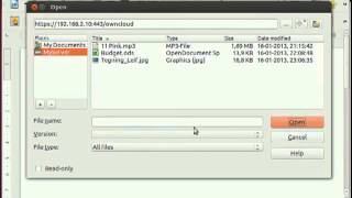 WebDAV in LibreOffice [upl. by Itisahc645]