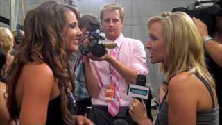 Shea Fisher CMT Awards 2010 Blue Carpet [upl. by Colan]