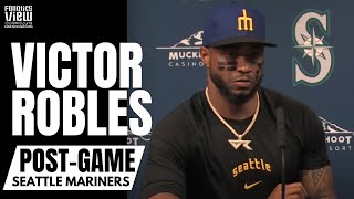 Victor Robles Discusses Being Embraced by Seattle Mariners Reaching Potential amp Julio Rodriguez [upl. by Lael579]