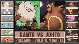 PreEvo Battle KANTO vs JOHTO  Pokémon Scarlet amp Violet [upl. by Curren208]