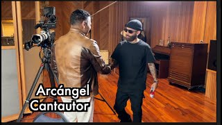 Tras Bastidores en la entrevista con Arcangel quotNos fuimos Viralquot [upl. by Anaidiriv341]