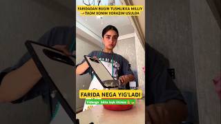 😢🍛 FARIDA NEGA YIGLADI reels instagram trend funny rekk music kesfet keşfet rek shorts [upl. by Baudin]