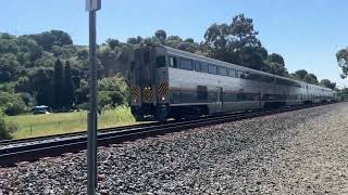 Railfanning at Eckley Pier near Crockett California at The Meet Up [upl. by Keverian]