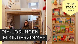 Kleines Kinderzimmer mit tollen DIYLösungen – Melanies Roomstory  Roombeez – powered by OTTO [upl. by Pine61]