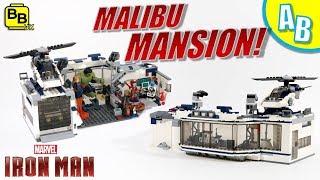 LEGO IRON MAN MALIBU MANSION 76131 ALTERNATIVE BUILD [upl. by Nylac]