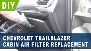 Chevrolet Trailblazer Cabin Air Filter Replacement  2021 2022 [upl. by Einahpet]