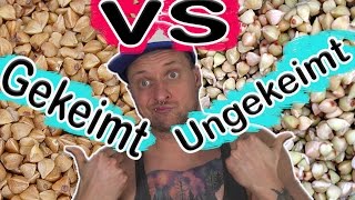 Buchweizen gekeimt vs ungekeimt  ProteingehaltPhytinsäureZuckerFettOracwert [upl. by Hsemar]