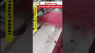 Gajra  Gathering Pleating Machine sewingtechnology sewingtools [upl. by Ecyak]