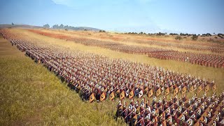 Caesars Romans Vs Pompeys Romans Battle of Pharsalus 48 BC  Cinematic [upl. by Preciosa]