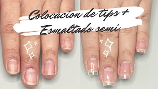 Paso a paso tips  Esmaltado Semipermanente 💅🏼 [upl. by Fiedling]