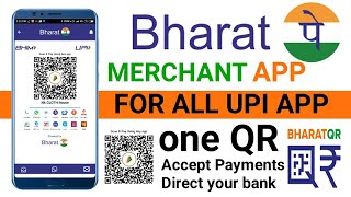 Generate BharatPe QR code for Merchants  BharatPe Accept Payment instently from your customers [upl. by Irwin]