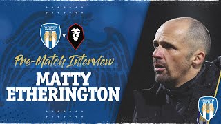 Interview  Matty Etherington Pre Salford City [upl. by Sabsay965]