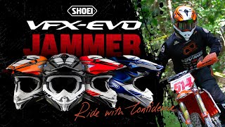 SHOEI VFXEvo Jammer  The Professionals Choice [upl. by Xylon]