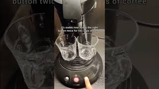 How to use Senseo Philips coffee machine ☕ [upl. by Harimas]