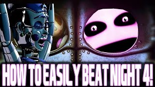 How To Easily Beat Night 4  FNAF Sister Location  Springlock Suit Puzzle Made Easy [upl. by Ardme147]